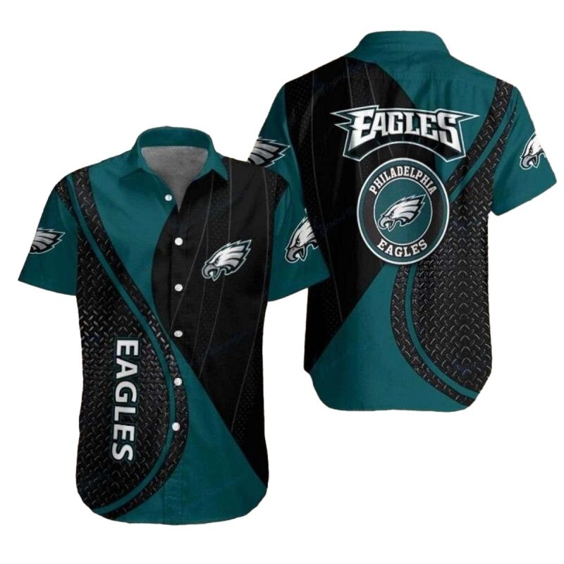 Eagles Crested Sash Philadelphia Eagles Hawaiian Shirt 1