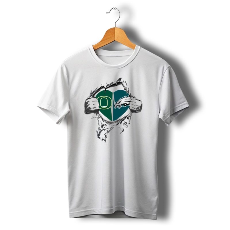 Eagles Ducks Heart Logo Fan Passion T Shirt T Shirt 1 1