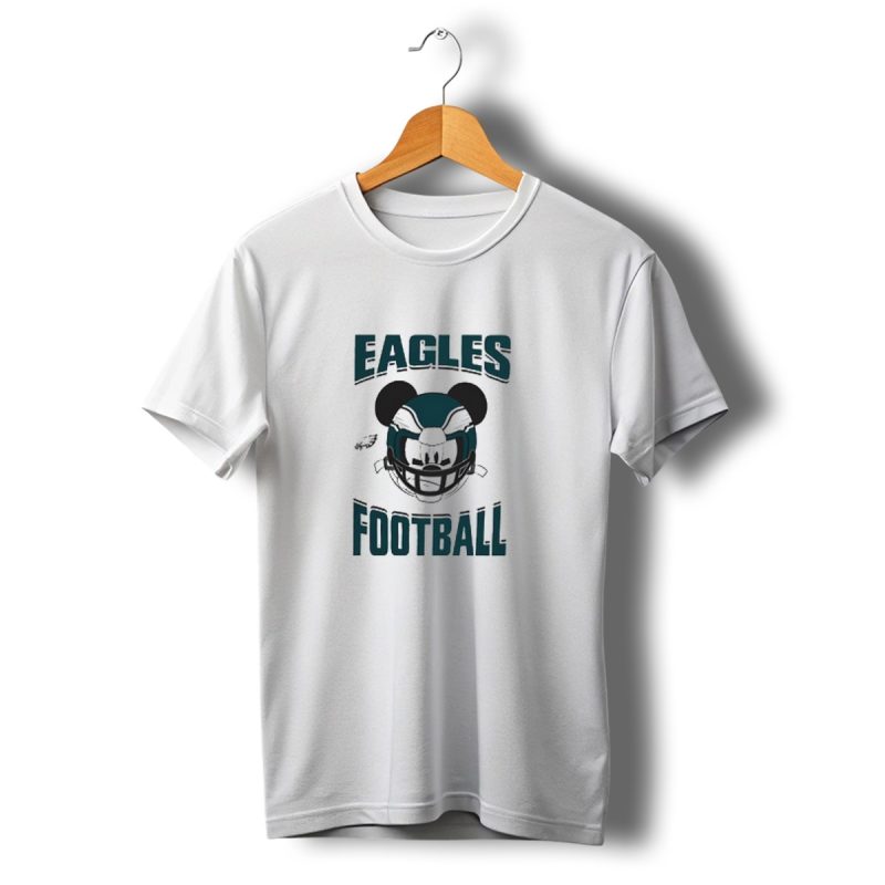 Eagles Football Mickey Mouse Helmet Philadelphia T Shirt T Shirt 1 1