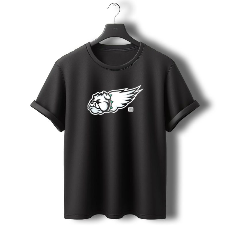 Eagles Georgia North Bulldog Wing Hybrid T Shirt T Shirt 0 1