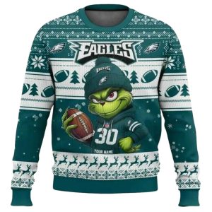 Eagles Grinch Ugly Sweater