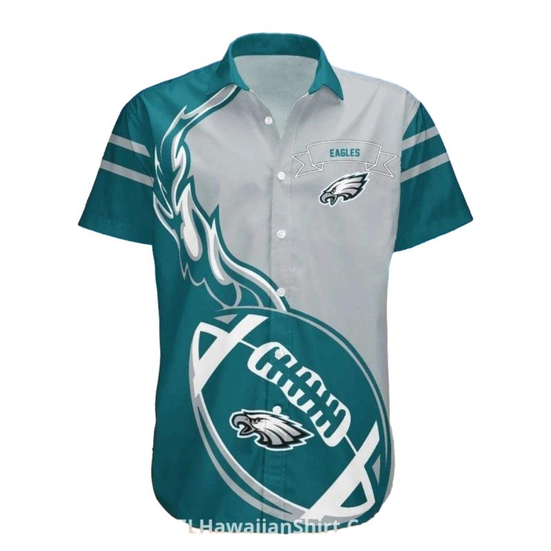 Eagles Hawaiian Shirt Football Flame Tribal Design 1 3 1024X1024 1