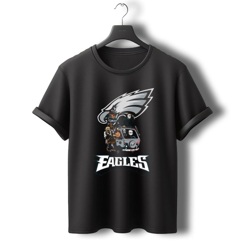 Eagles Horror Movies Edition Van Mashup T Shirt T Shirt 0 1