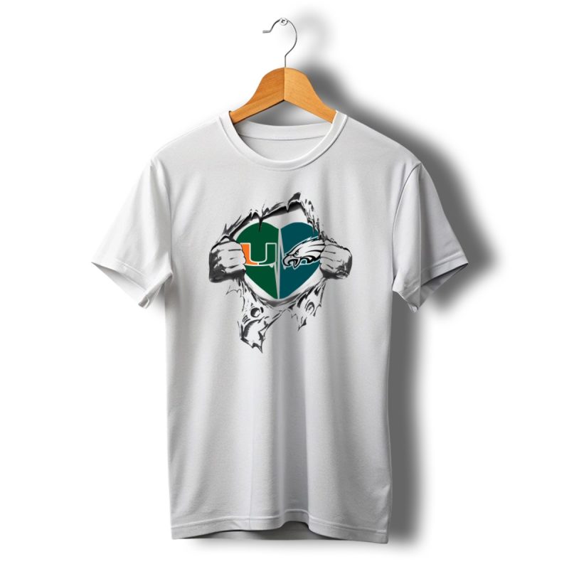 Eagles Hurricanes Heartbeat Loyalty T Shirt T Shirt 1 1