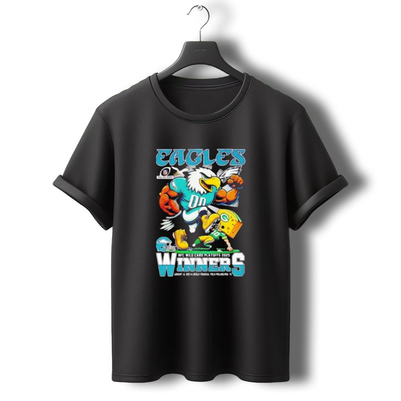 Eagles Nfc Wild Card Playoffs Winners 2025 Lincoln Financial Field Philadelphia T Shirt T Shirt 0 1