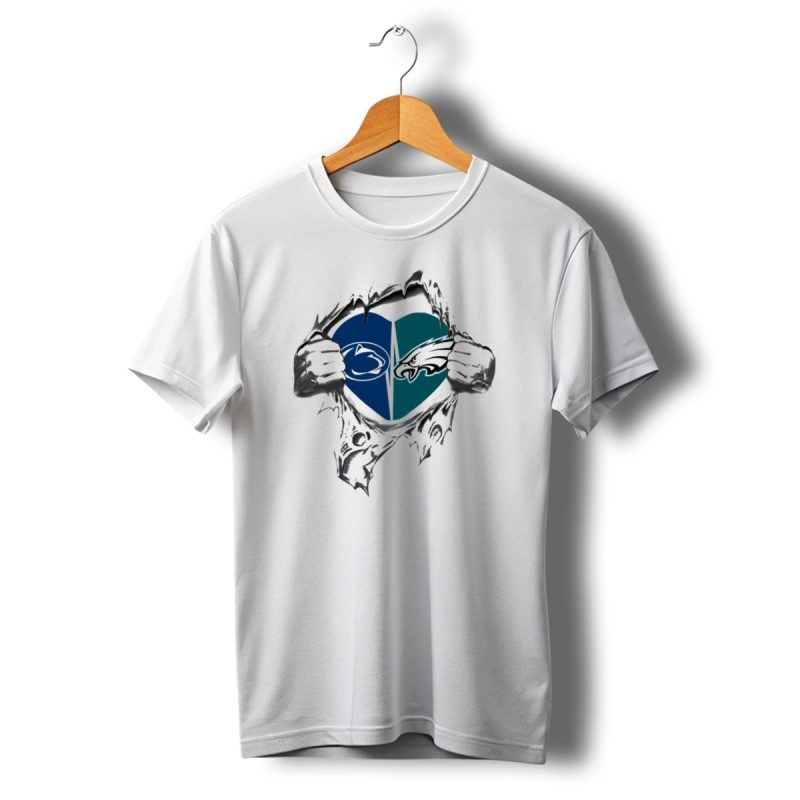 Eagles Penn State Heart Hands T Shirt T Shirt 1 1
