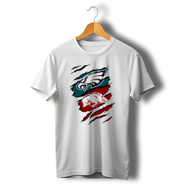 Eagles Razorbacks Eagles Razorbacks Football Rivalry T Shirt T Shirt 1 1