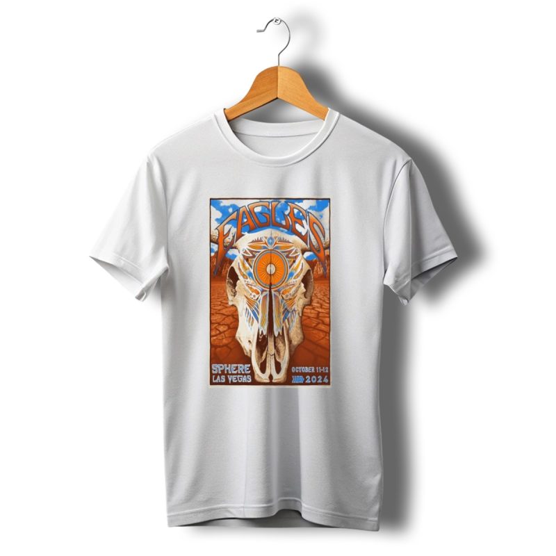 Eagles Sphere Las Vegas October 11 12 2024 Desert Skull T Shirt T Shirt 1 1