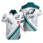 Personalized Eagles Striped Flight 2025 Hawaiian Shirt