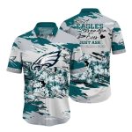 Personalized Eagles Super Grandpa Tropical Hawaiian Shirt