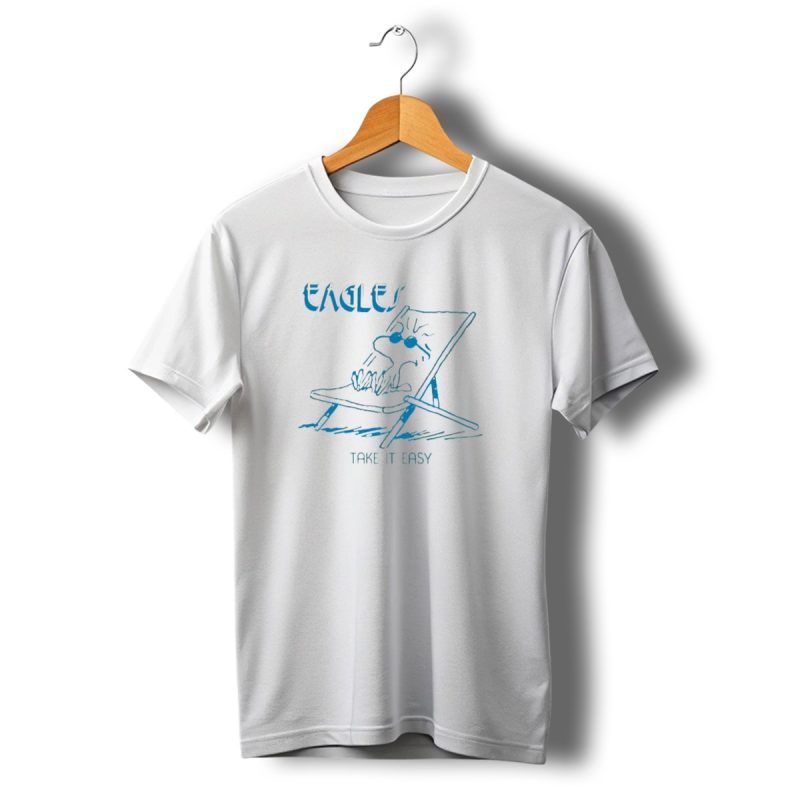 Eagles Take It Easy Woodstock Chair Relaxation T Shirt T Shirt 1 1