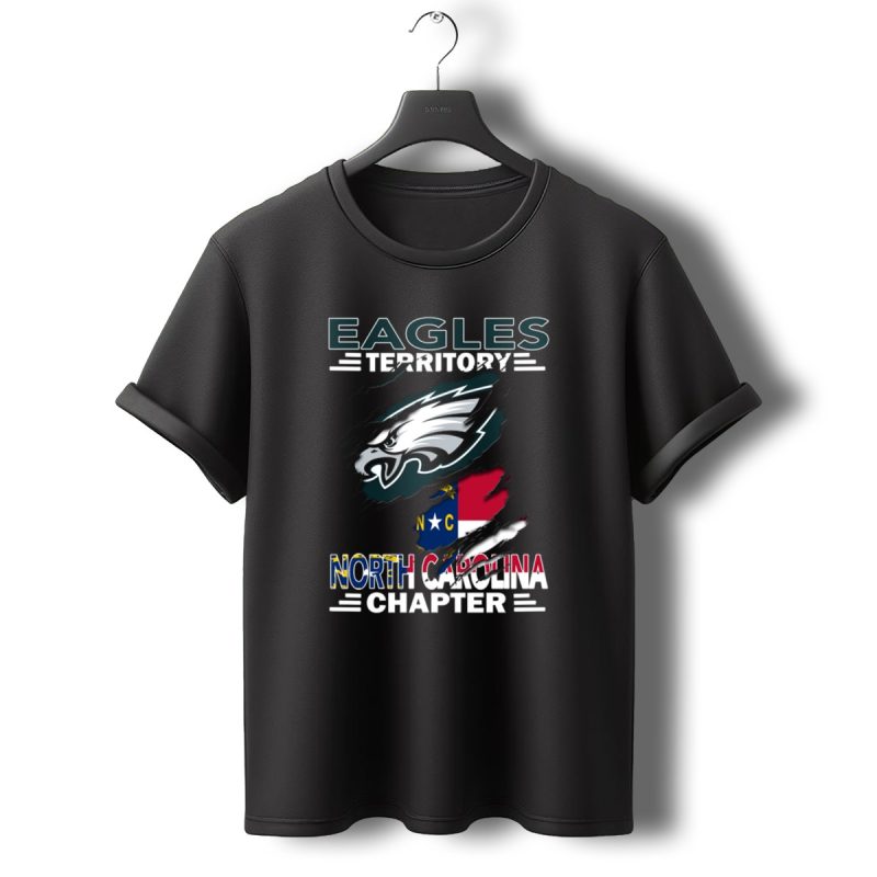 Eagles Territory North Carolina Chapter Philadelphia Eagles Fan Club T Shirt T Shirt 0 1