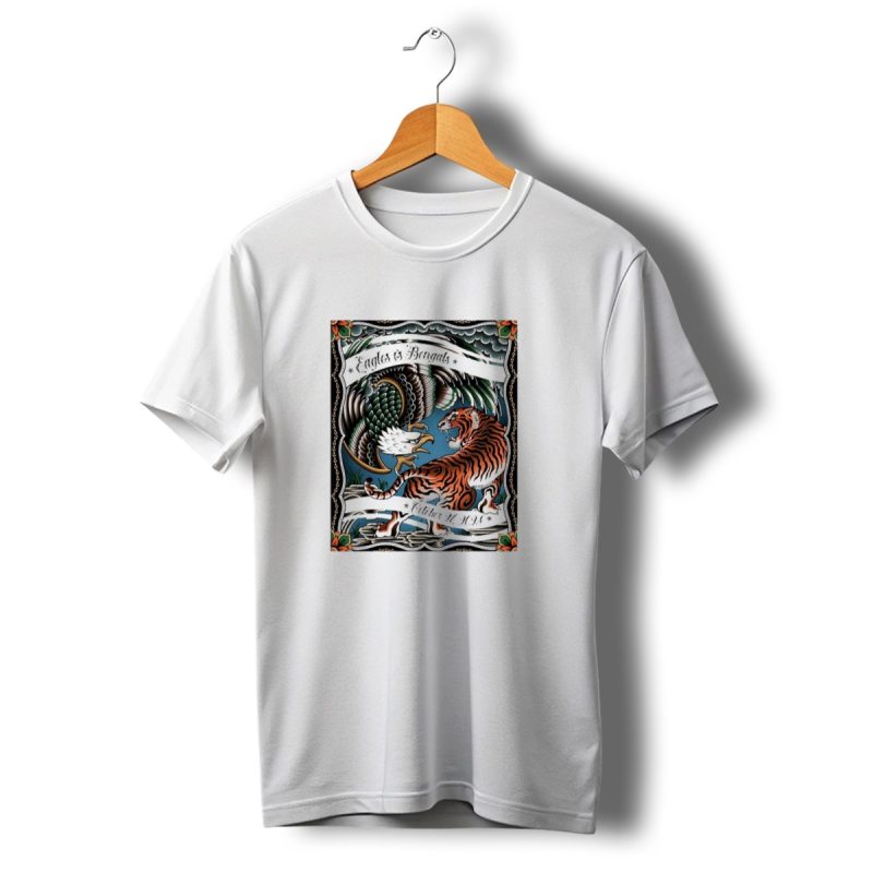 Eagles Vs Bengals October 27 2027 Battle In The Jungle T Shirt T Shirt 1 1