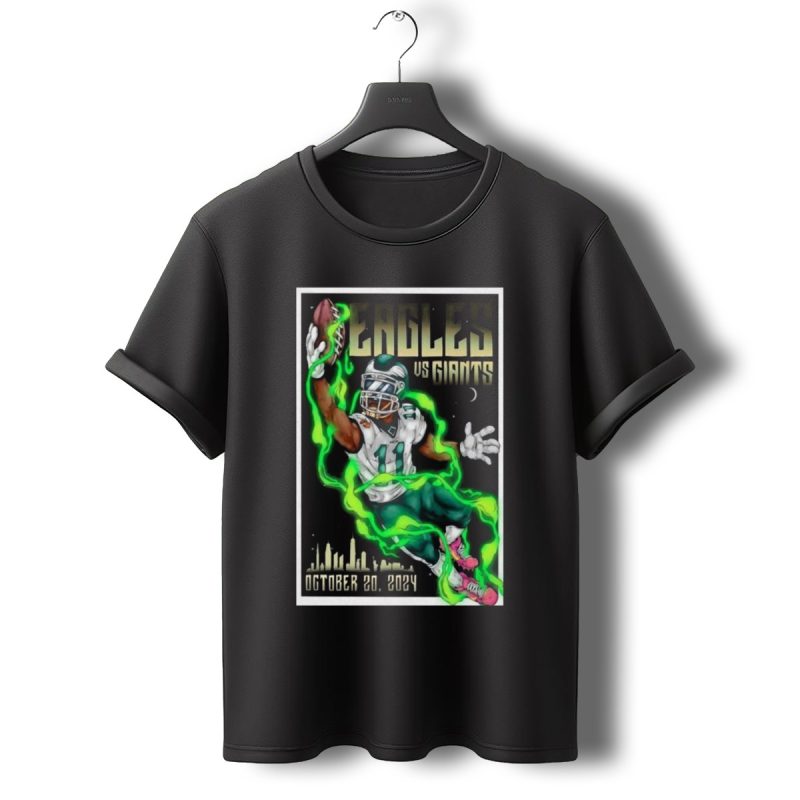 Eagles Vs Giants October 20 2024 Metlife Stadium Football Showdown T Shirt T Shirt 0 1