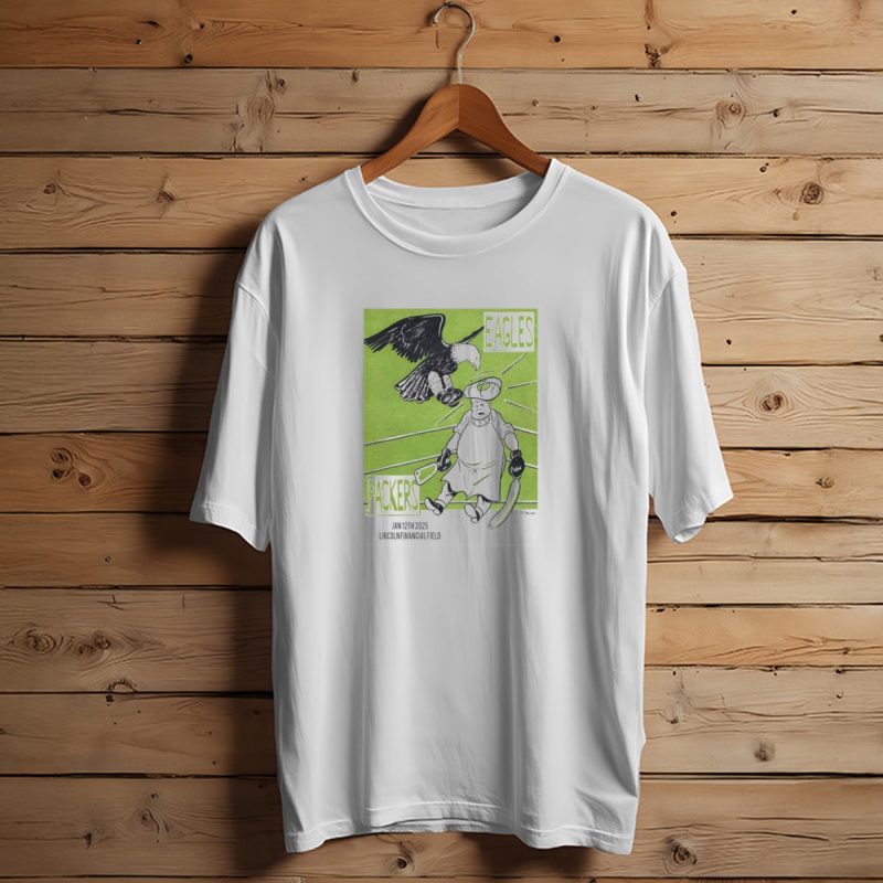 Eagles Vs Packers Jan 12Th 2025 Lincoln Financial Field T Shirt T Shirt 1 1