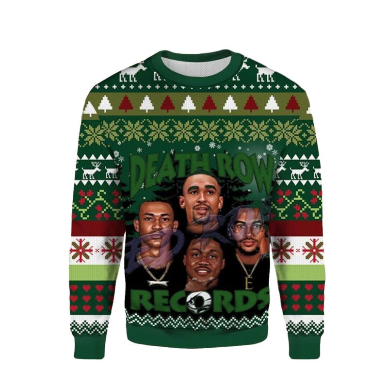 Eagles Deathrow Bootleg Style Ugly Sweater 1