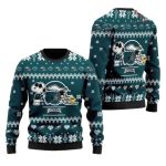 Eagles Football Cute The Snoopy Show Football Helmet Ugly Sweater