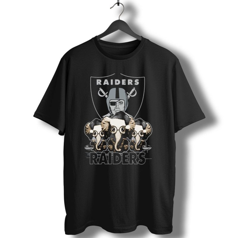 Elephan Xmas Raiders Football Fan T Shirt 1 T Shirt 1