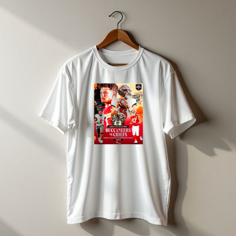 Espn Monday Night Football Buccaneers Vs Chiefs Lunes 4 T Shirt T Shirt 1 1