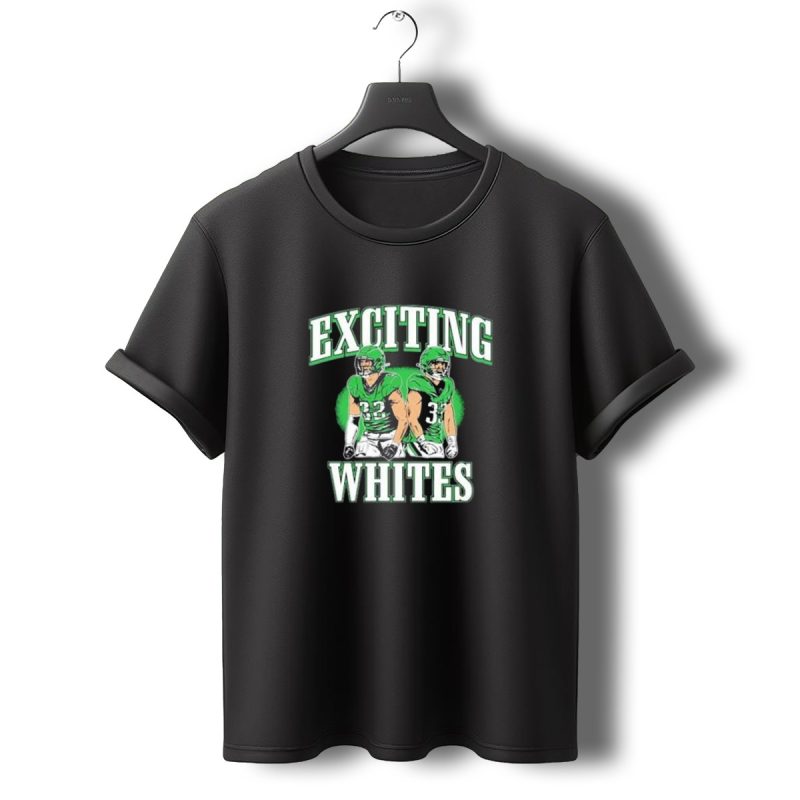 Exciting Whites Philadelphia Eagles Football Players T Shirt T Shirt 0 1