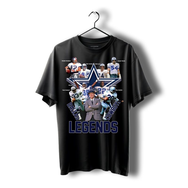 Fashion Dallas Cowboys Legends Signatures Shirt T Shirt 1