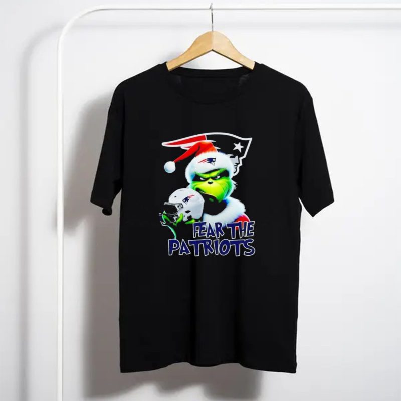 Fear The Patriots Santa Grinch New England Nfl T Shirt T Shirt 1