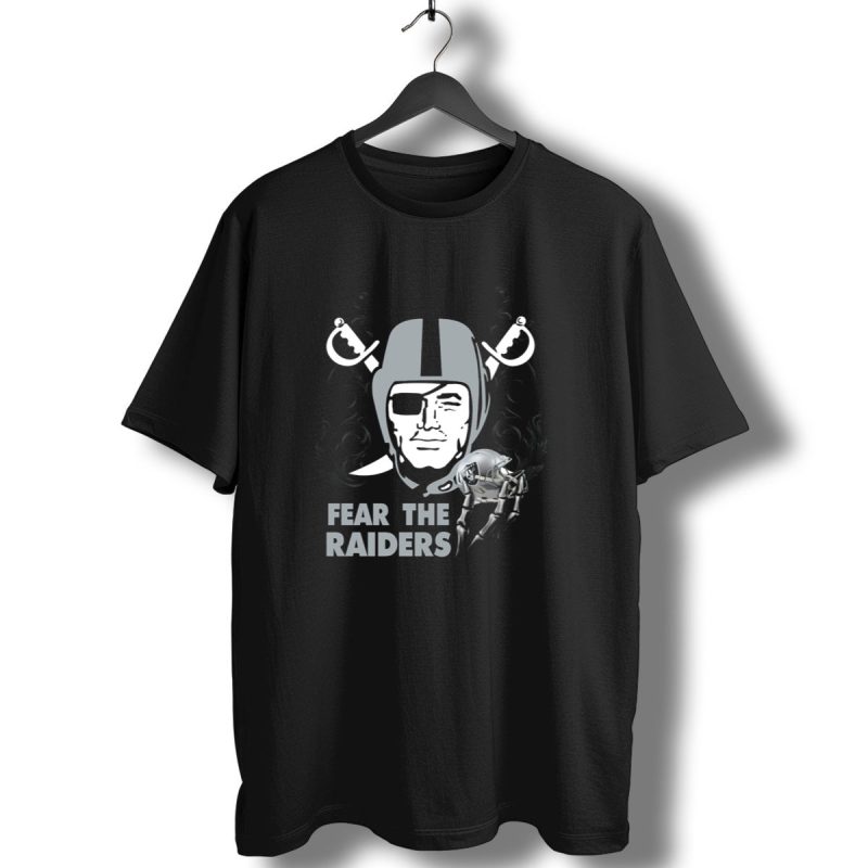 Fear The Raiders Skull Helmet Swords T Shirt 1 T Shirt 1