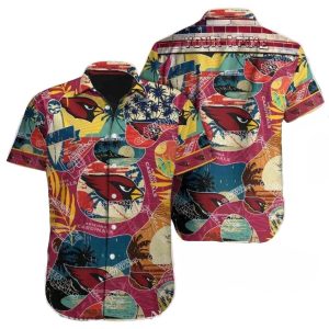Festive Arizona Cardinals Team Spirit Personalized Hawaiian Shirt