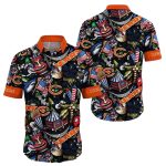 Festive Tiki Game Day Chicago Bears Hawaiian Shirt