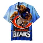 Fierce Football Bear Chicago Bears Aloha Shirt For Fans