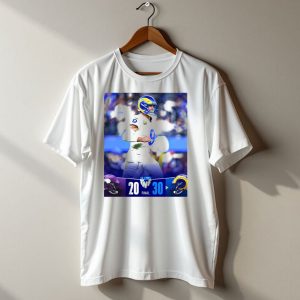 Final Minnesota Vikings 20 Los Angeles Rams 30 Matthew Stafford 4 Tds T Shirt