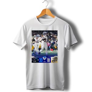 Final Score Denver Broncos 33 New Orleans Saints 10 Tnf Primetime Victory T Shirt