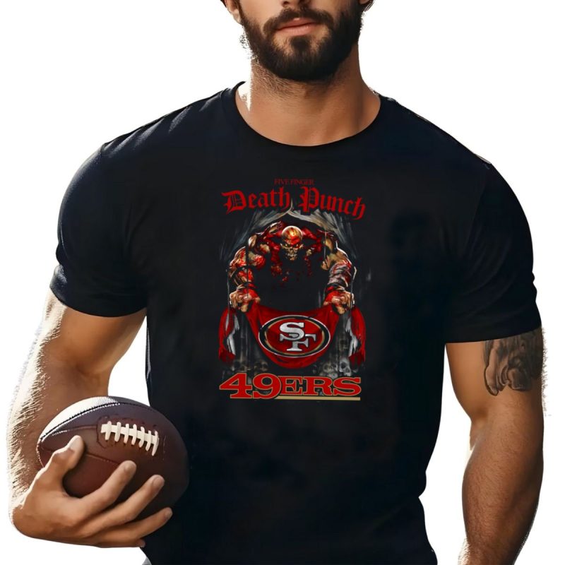 Five Finger Death Punch San Francisco 49Ers T Shirt T Shirt 1