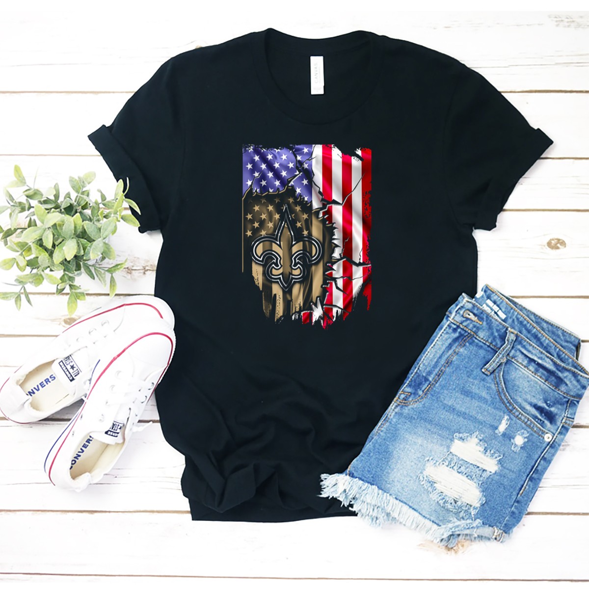 Flag-V2-New-Orleans-Saints-Usa-Flag-Fleur-De-Lis-T-Shirt-1_t-shirt-2_3