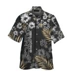 Floral Elegance New Orleans Saints Hawaiian Shirt Mens
