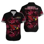 Floral Nightfall Arizona Cardinals Elegant Hawaiian Shirt