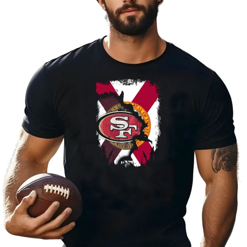 Florida Flag Together With San Francisco 49Ers T Shirt T Shirt 1