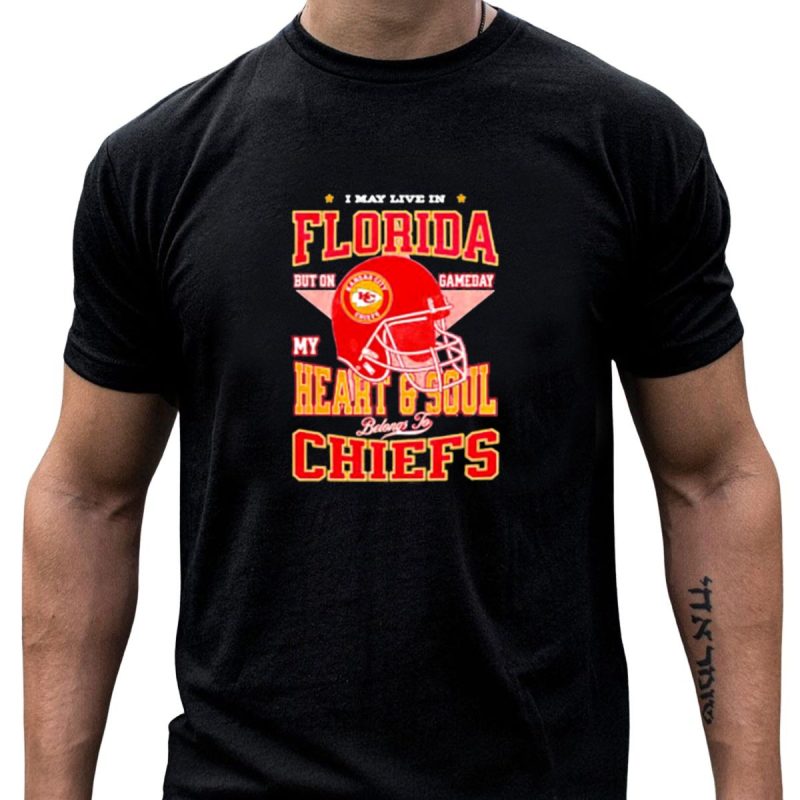 Florida Gameday Heart And Soul Belongs To Kansas City Chiefs T Shirt T Shirt 1 1