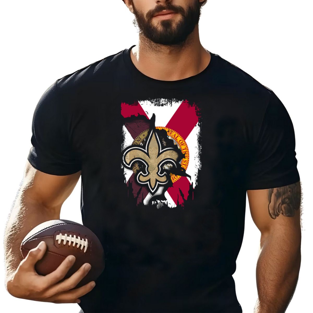Florida-State-Flag-With-New-Orleans-Saints-Fleur-De-Lis-T-Shirt-1_t-shirt-4_5