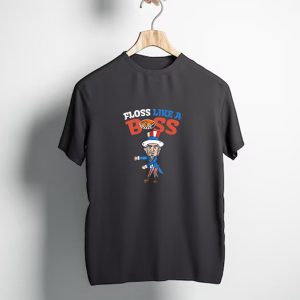 Floss Like A Boss Uncle Sam Dance Cleveland Browns 4Th Of July T-Shirt