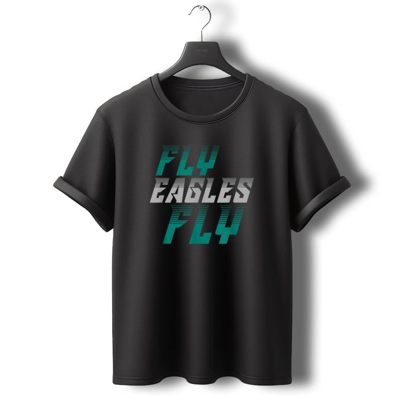 Fly Eagles Fly Philadelphia Eagles Team Spirit T Shirt T Shirt 0 1