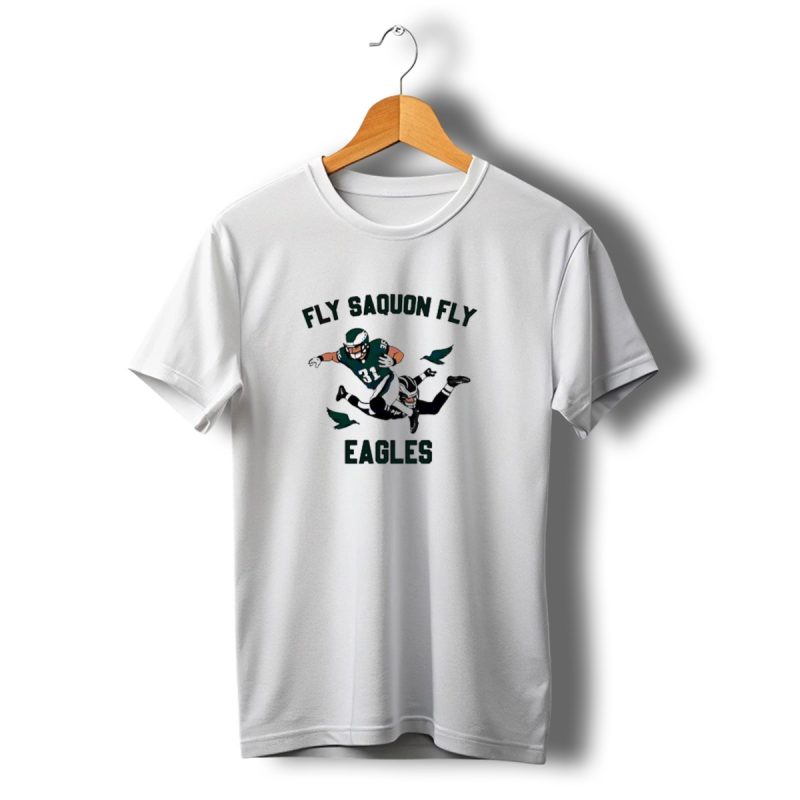 Fly Saquon Fly Eagles Football Player Eagles T Shirt T Shirt 1 1