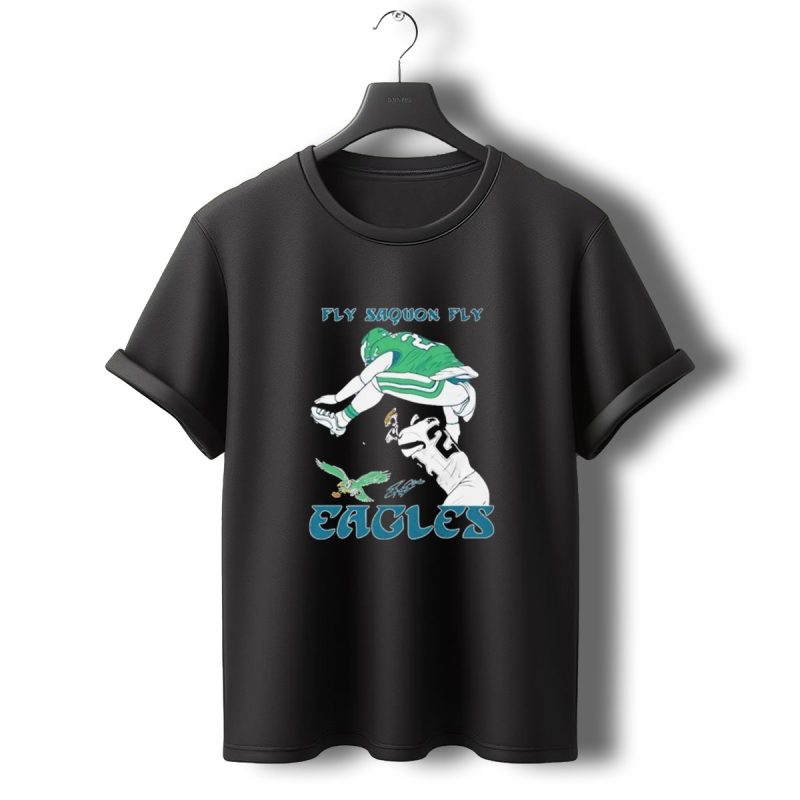 Fly Saquon Fly Eagles Philadelphia T Shirt T Shirt 0 1