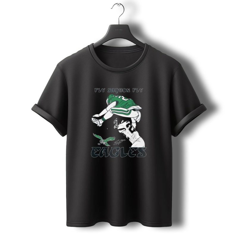 Fly Saquon Fly Eagles T Shirt T Shirt 0 1