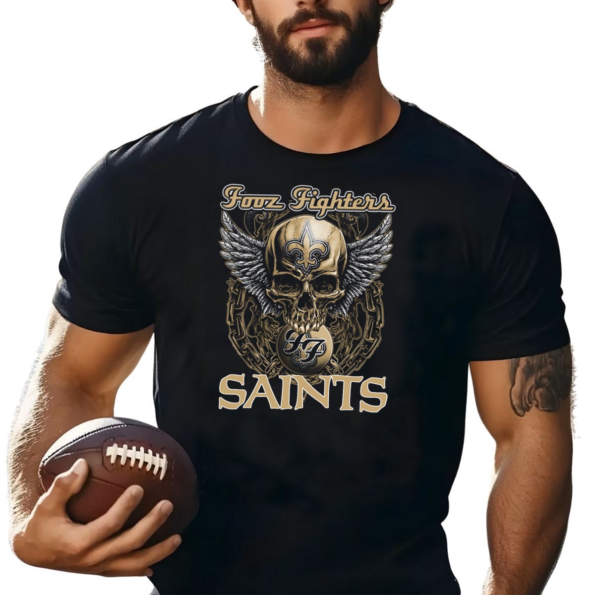 Foo-Fighters-Saints-Skull-Winged-Fleur-De-Lis-T-Shirt-1_t-shirt-4_5