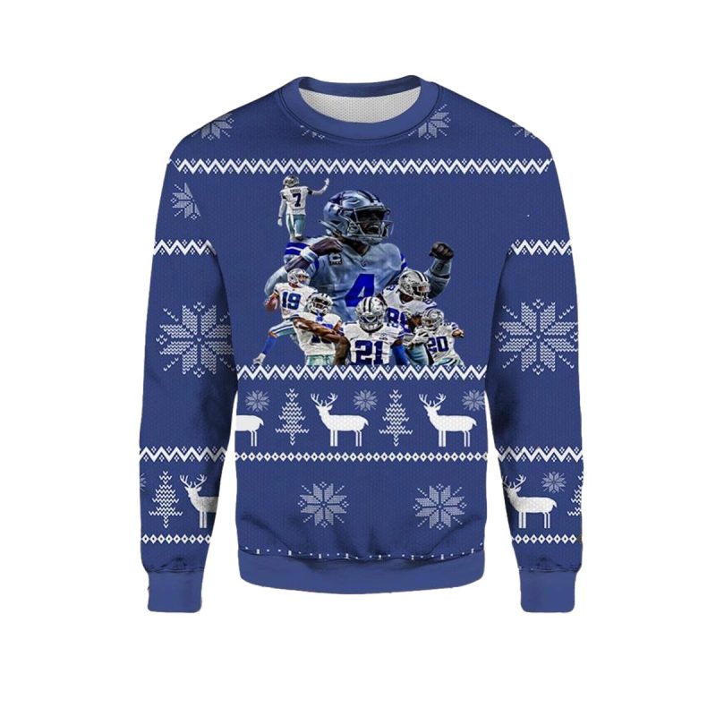 Football Team Dallas Cowboys Christmas Gifts For Fans Ugly Sweater 1