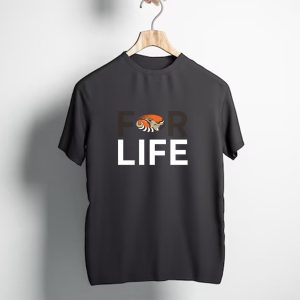 For Life For Cleveland Browns Fans Tiger Football Helmet T-Shirt