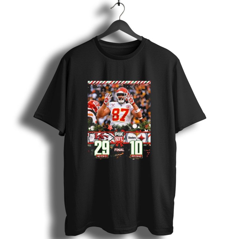 Fox Nfl Final Kansas City Chiefs 29 Vs Pittsburgh Steelers 10 Christmas Day T Shirt 1 T Shirt 1
