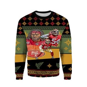 Fred Warner San Francisco 49ers Ugly Sweater
