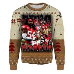 Fred Warner San Francisco Football Ugly Sweater